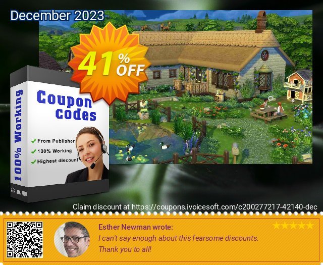 The Sims 4 Cottage Living Expansion Pack Xbox One & Xbox Series X|S (US) atemberaubend Außendienst-Promotions Bildschirmfoto