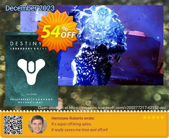 Destiny 2: Legendary Edition Xbox (US) 驚くばかり クーポン スクリーンショット
