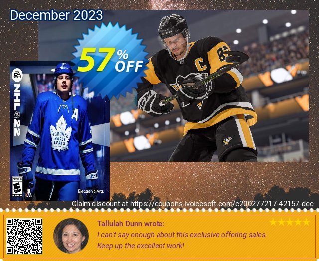 NHL 22 Xbox One & Xbox Series X|S (WW) genial Außendienst-Promotions Bildschirmfoto