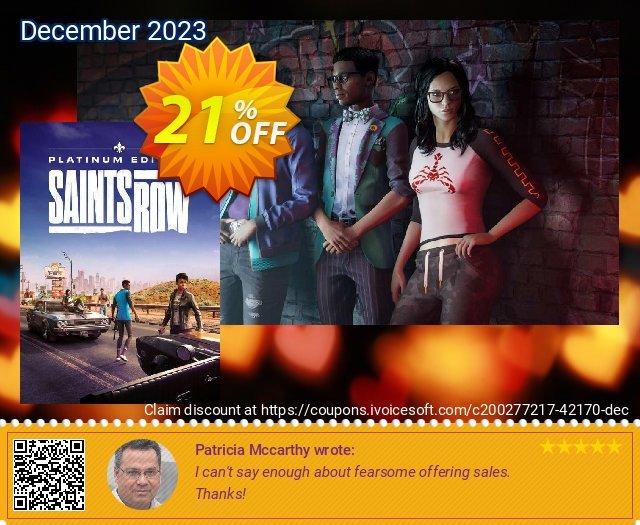 Saints Row Platinum Edition Xbox One & Xbox Series X|S (WW) hebat penawaran waktu Screenshot