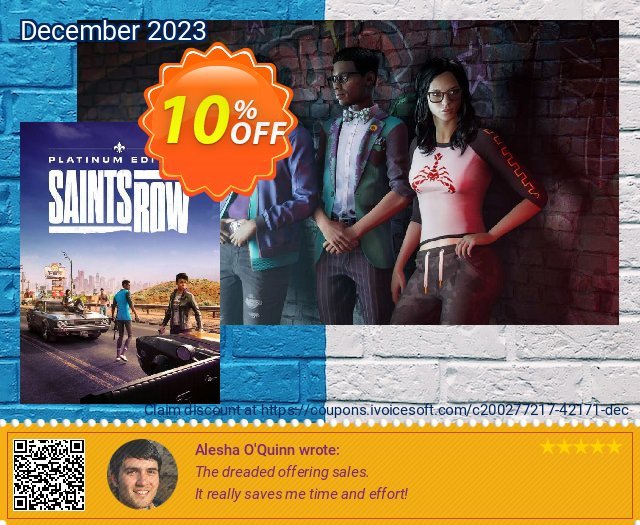 Saints Row Platinum Edition Xbox One & Xbox Series X|S (US) super Verkaufsförderung Bildschirmfoto