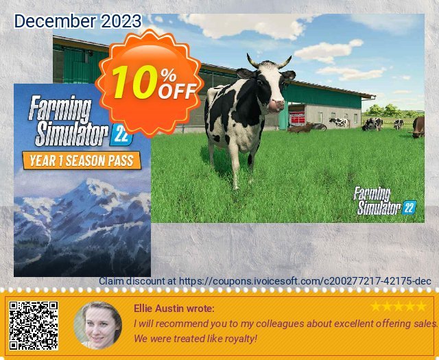 Farming Simulator 22 - YEAR 1 Season Pass Xbox One & Xbox Series X|S (WW) wundervoll Preisreduzierung Bildschirmfoto