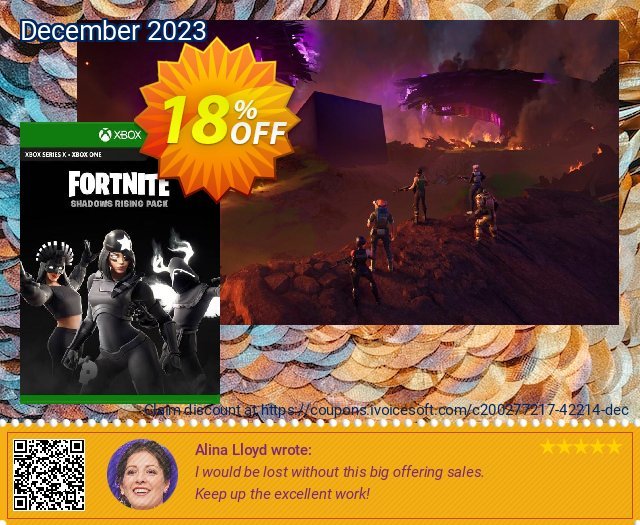 Fortnite - Shadows Rising Pack Xbox One (US) discount 18% OFF, 2024 African Liberation Day promo. Fortnite - Shadows Rising Pack Xbox One (US) Deal 2024 CDkeys