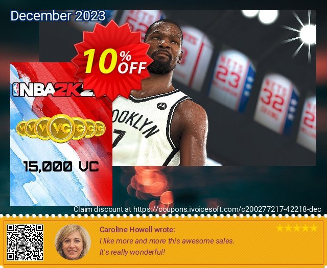 NBA 2K22 15,000 VC Xbox One/ Xbox Series X|S menakuntukan sales Screenshot