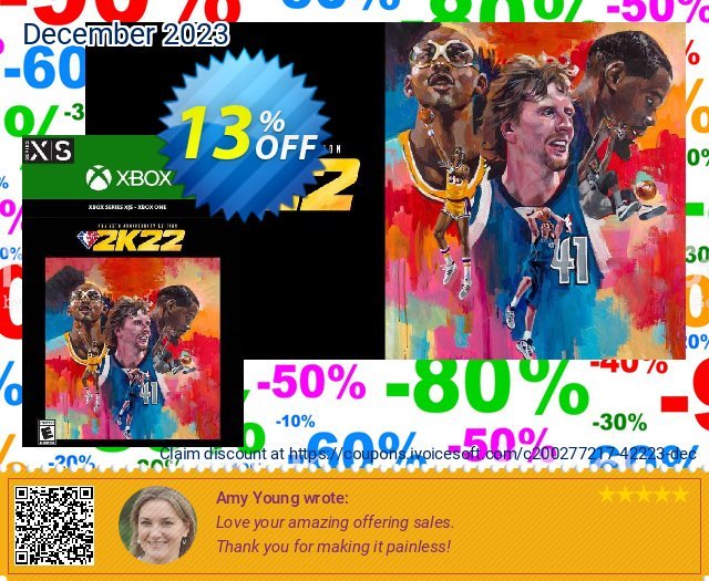 NBA 2K22 NBA 75th Anniversary Edition Xbox One & Xbox Series X|S (WW) uneingeschränkt Verkaufsförderung Bildschirmfoto