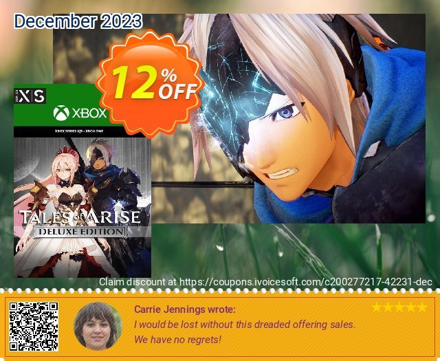 Tales of Arise Deluxe Edition Xbox One & Xbox Series X|S (US) discount 12% OFF, 2024 Mother Day offering deals. Tales of Arise Deluxe Edition Xbox One &amp; Xbox Series X|S (US) Deal 2024 CDkeys
