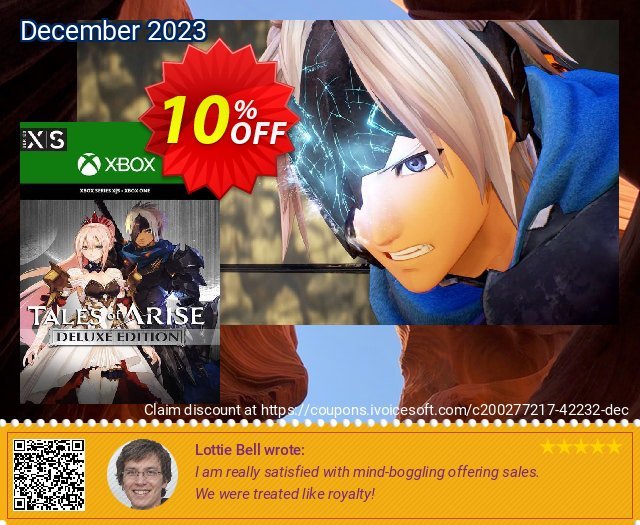 Tales of Arise Deluxe Edition Xbox One & Xbox Series X|S (WW) discount 10% OFF, 2024 Memorial Day promo sales. Tales of Arise Deluxe Edition Xbox One &amp; Xbox Series X|S (WW) Deal 2024 CDkeys