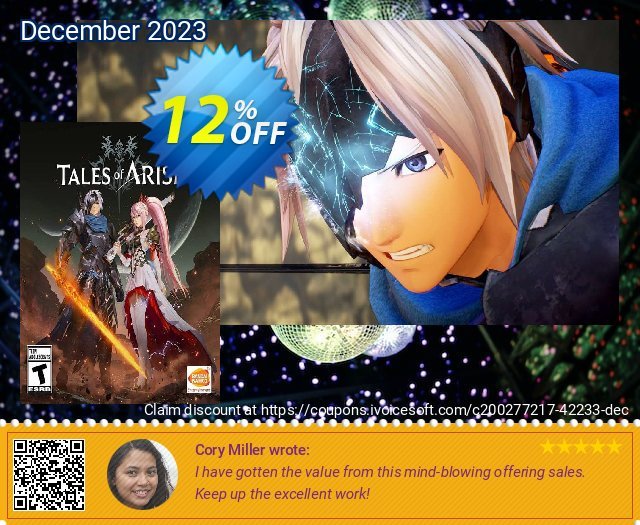 Tales of Arise Xbox One & Xbox Series X|S (US) discount 12% OFF, 2024 Int' Nurses Day promo. Tales of Arise Xbox One &amp; Xbox Series X|S (US) Deal 2024 CDkeys