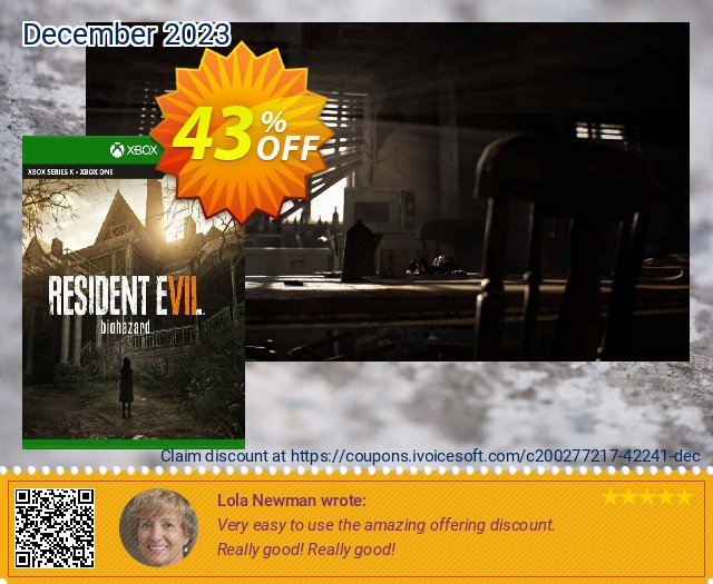 RESIDENT EVIL 7 biohazard Xbox One (US) discount 43% OFF, 2024 April Fools' Day offering sales. RESIDENT EVIL 7 biohazard Xbox One (US) Deal 2024 CDkeys