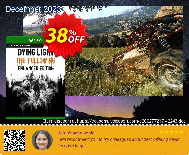 Dying Light: The Following - Enhanced Edition Xbox One (US) discount 38% OFF, 2024 Resurrection Sunday discounts. Dying Light: The Following - Enhanced Edition Xbox One (US) Deal 2024 CDkeys