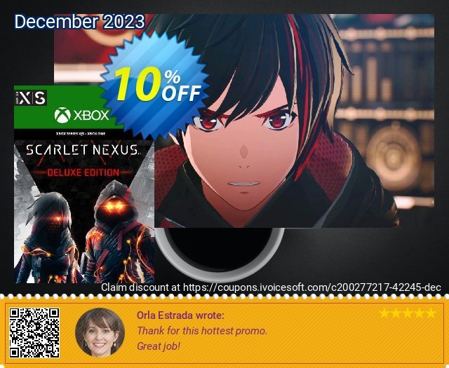 Scarlet Nexus Deluxe Edition Xbox One/Xbox Series X|S (WW) impresif voucher promo Screenshot