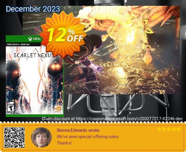 Scarlet Nexus Xbox One Xbox Series XS (WW) umwerfenden Sale Aktionen Bildschirmfoto