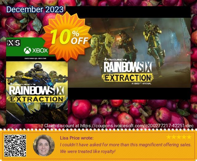 Tom Clancy&#039;s Rainbow Six: Extraction Xbox One (WW) klasse Promotionsangebot Bildschirmfoto