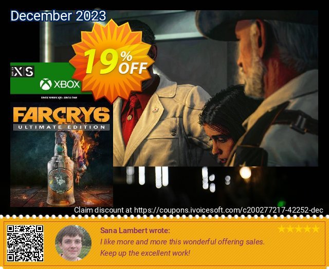 Far Cry 6 Ultimate Edition Xbox One & Xbox Series X|S (US) klasse Promotionsangebot Bildschirmfoto