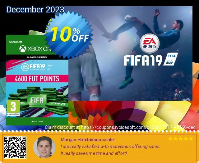 Fifa 19 - 4600 FUT Points (Xbox One) discount 10% OFF, 2024 April Fools' Day offer. Fifa 19 - 4600 FUT Points (Xbox One) Deal 2024 CDkeys