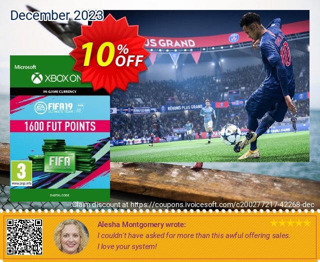 Fifa 19 - 1600 FUT Points (Xbox One) discount 10% OFF, 2024 Resurrection Sunday offering discount. Fifa 19 - 1600 FUT Points (Xbox One) Deal 2024 CDkeys