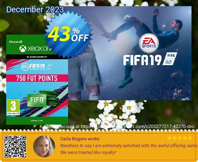 Fifa 19 - 750 FUT Points (Xbox One) discount 43% OFF, 2024 Mother's Day promo sales. Fifa 19 - 750 FUT Points (Xbox One) Deal 2024 CDkeys