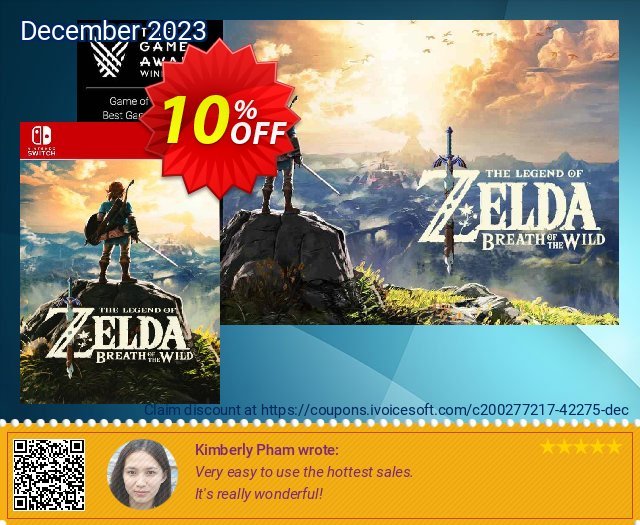 The Legend of Zelda: Breath of the Wild Switch (US) faszinierende Ausverkauf Bildschirmfoto