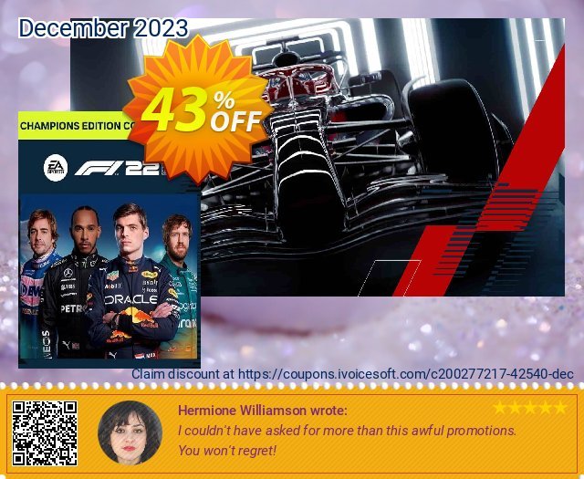 F1 22: Champions Edition Content Pack Xbox (WW) discount 43% OFF, 2024 Mother's Day offering sales. F1 22: Champions Edition Content Pack Xbox (WW) Deal 2024 CDkeys