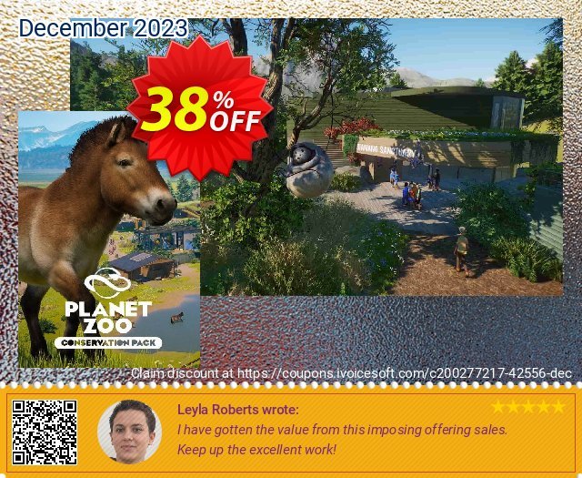 Planet Zoo: Conservation Pack PC - DLC discount 38% OFF, 2024 April Fools' Day promo sales. Planet Zoo: Conservation Pack PC - DLC Deal 2024 CDkeys