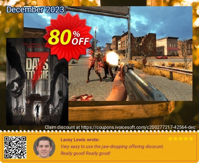 7 Days to Die PC discount 80% OFF, 2024 Mother Day offering sales. 7 Days to Die PC Deal 2024 CDkeys