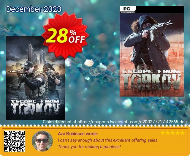 Escape From Tarkov PC (Beta) discount 28% OFF, 2024 World Heritage Day offering sales. Escape From Tarkov PC (Beta) Deal 2024 CDkeys