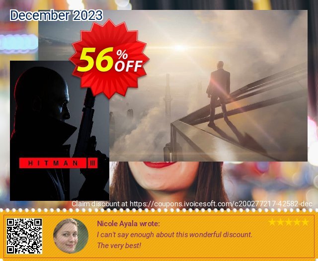 HITMAN 3 PC discount 56% OFF, 2024 Easter Day offering sales. HITMAN 3 PC Deal 2024 CDkeys