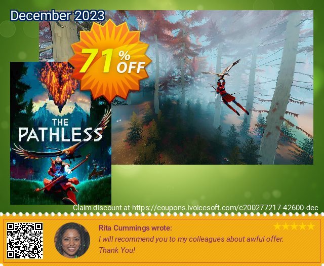The Pathless PC discount 71% OFF, 2024 Mother's Day offering sales. The Pathless PC Deal 2024 CDkeys