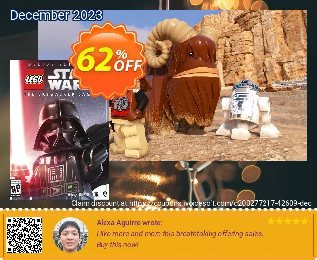 LEGO Star Wars: The Skywalker Saga Deluxe Edition PC (North America) wundervoll Promotionsangebot Bildschirmfoto