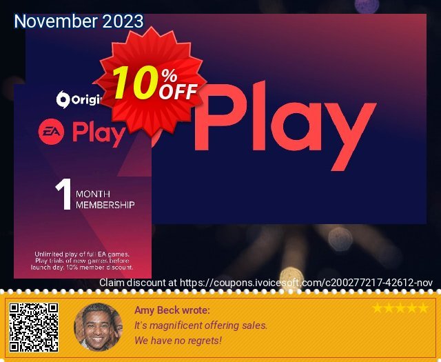 EA Play Pro (EA Access) 1 Month PC discount 10% OFF, 2024 World Press Freedom Day promo sales. EA Play Pro (EA Access) 1 Month PC Deal 2024 CDkeys