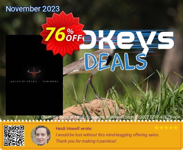 QUAKE III Arena + Team Arena PC discount 76% OFF, 2024 World Ovarian Cancer Day promotions. QUAKE III Arena + Team Arena PC Deal 2024 CDkeys