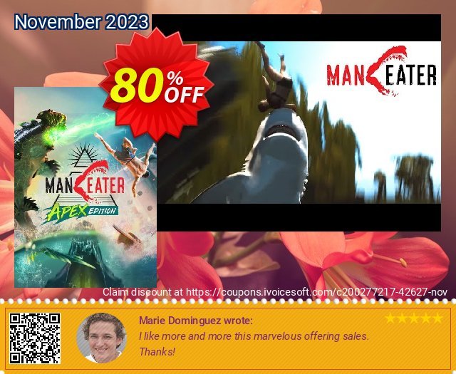 Maneater Apex Edition PC discount 80% OFF, 2024 Easter Day offer. Maneater Apex Edition PC Deal 2024 CDkeys