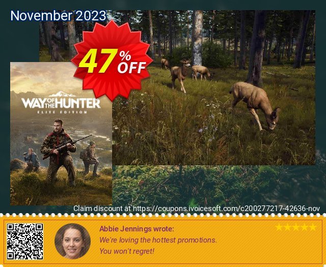 Way of the Hunter: Elite Edition PC discount 47% OFF, 2024 April Fools' Day offering sales. Way of the Hunter: Elite Edition PC Deal 2024 CDkeys