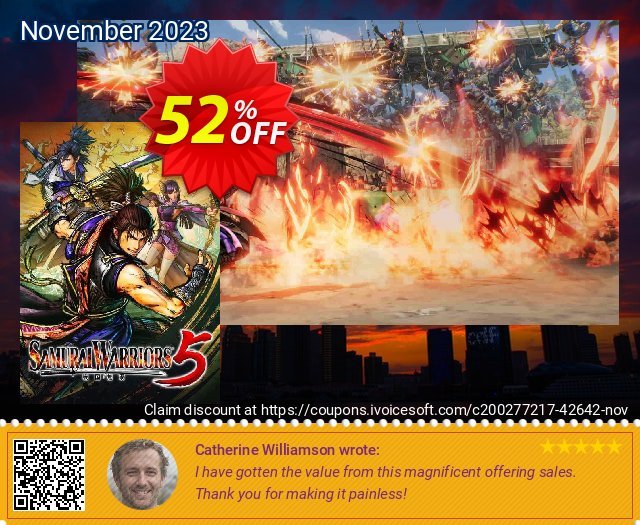 SAMURAI WARRIORS 5 PC discount 52% OFF, 2024 Memorial Day promotions. SAMURAI WARRIORS 5 PC Deal 2024 CDkeys
