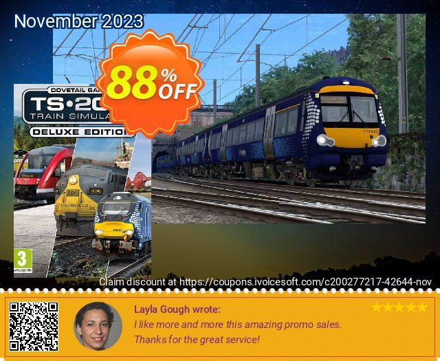 Train Simulator 2021 Deluxe Edition PC discount 88% OFF, 2024 African Liberation Day deals. Train Simulator 2024 Deluxe Edition PC Deal 2024 CDkeys