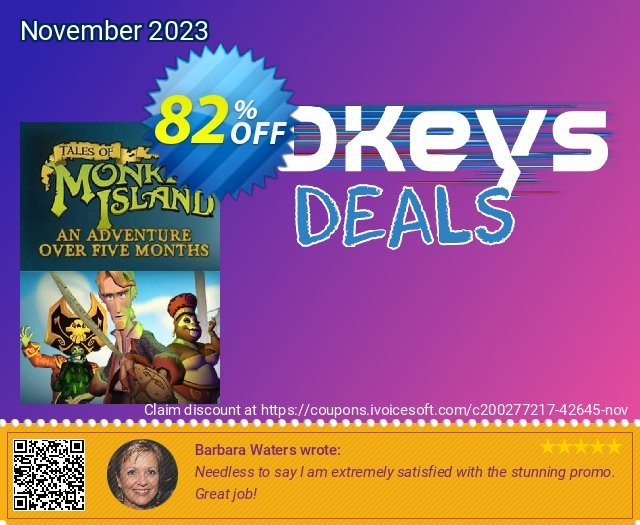 TALES OF MONKEY ISLAND COMPLETE PACK PC discount 82% OFF, 2024 Labour Day offer. TALES OF MONKEY ISLAND COMPLETE PACK PC Deal 2024 CDkeys