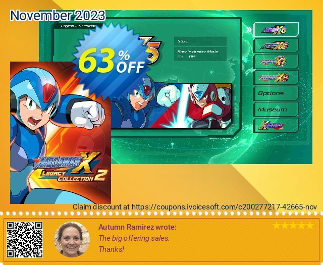 Mega Man X Legacy Collection 2 PC 令人敬畏的 优惠码 软件截图