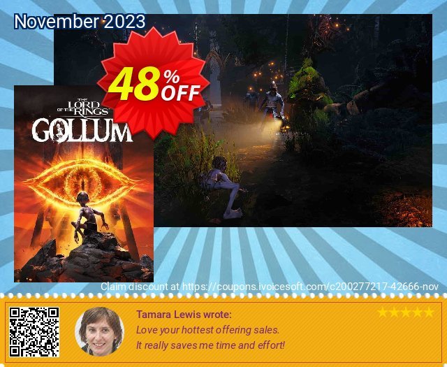 The Lord of the Rings: Gollum PC discount 48% OFF, 2024 Working Day offering discount. The Lord of the Rings: Gollum PC Deal 2024 CDkeys