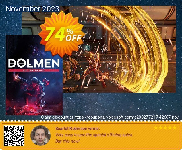 Dolmen Day One Edition PC discount 74% OFF, 2024 Memorial Day offering sales. Dolmen Day One Edition PC Deal 2024 CDkeys