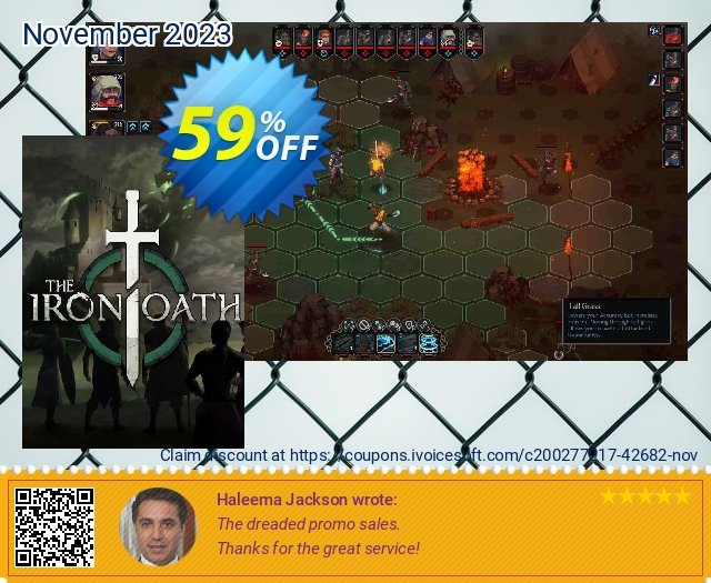 The Iron Oath PC menakuntukan penawaran diskon Screenshot