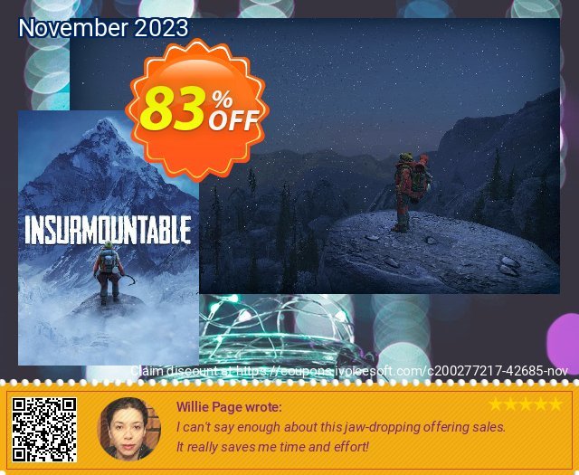 Insurmountable PC discount 83% OFF, 2024 Mother's Day offering discount. Insurmountable PC Deal 2024 CDkeys