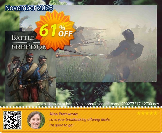 Battle Cry of Freedom PC discount 61% OFF, 2024 Mother's Day sales. Battle Cry of Freedom PC Deal 2024 CDkeys