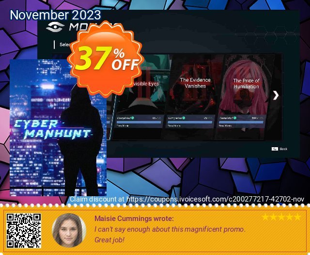 Cyber Manhunt PC überraschend Preisnachlass Bildschirmfoto