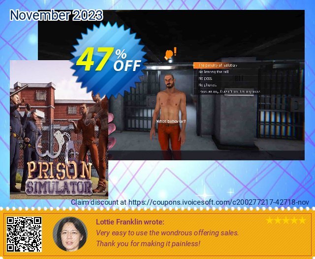 Prison Simulator PC khusus kupon Screenshot