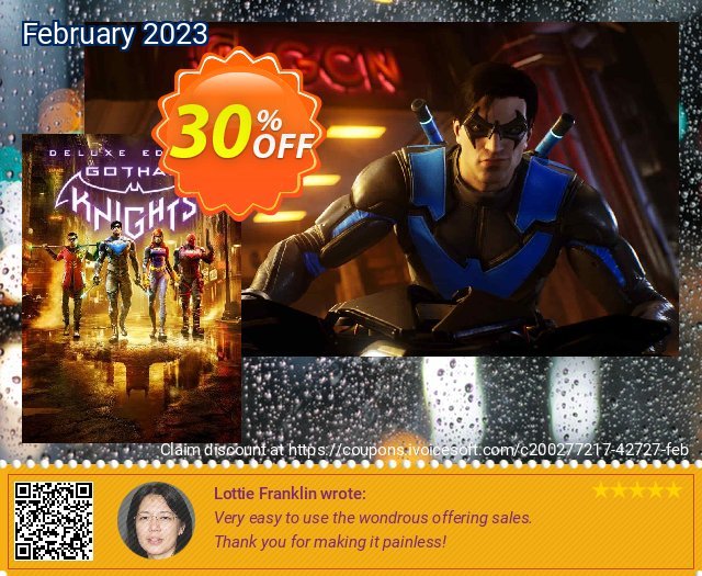 Gotham Knights: Deluxe PC discount 30% OFF, 2024 World Press Freedom Day promo. Gotham Knights: Deluxe PC Deal 2024 CDkeys