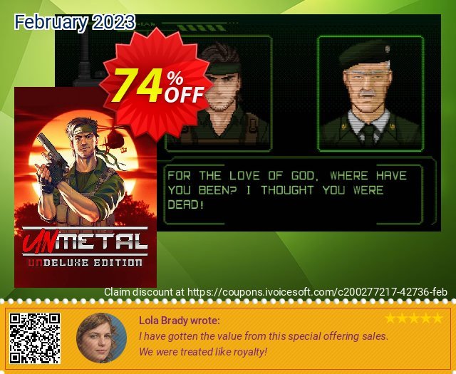 UnMetal - UnDeluxe Edition PC discount 74% OFF, 2024 Mother Day discounts. UnMetal - UnDeluxe Edition PC Deal 2024 CDkeys