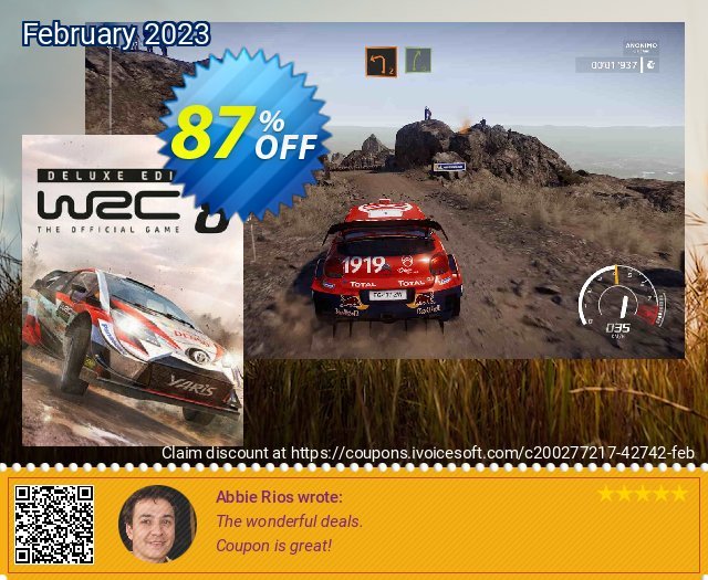 WRC 8 FIA World Rally Championship Deluxe Edition PC (Steam) discount 87% OFF, 2024 Easter Day discount. WRC 8 FIA World Rally Championship Deluxe Edition PC (Steam) Deal 2024 CDkeys