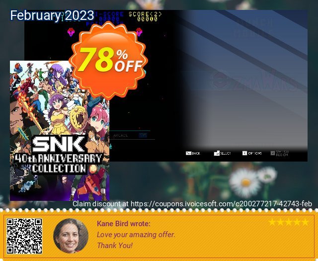 SNK 40th ANNIVERSARY COLLECTION PC  대단하   가격을 제시하다  스크린 샷