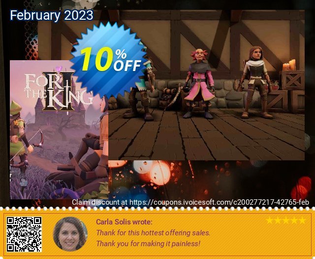 For The King II PC discount 10% OFF, 2024 Labour Day promo. For The King II PC Deal 2024 CDkeys