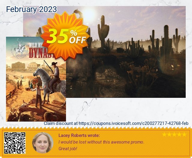 Wild West Dynasty PC umwerfenden Sale Aktionen Bildschirmfoto